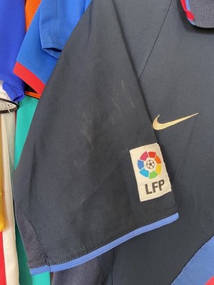 BARCELONA 2002 2003 AWAY SHIRT JERSEY NIKE 184635 sz M MEN #10