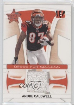 2008 Leaf Rookies & Stars Dress For Success 24/250 Andre Caldwell #DS-19 RC 10k8