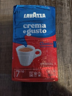 Lavazza Crema E Gusto Classico Medium Roast Ground Coffee 8.8oz. Expires 1/30/27