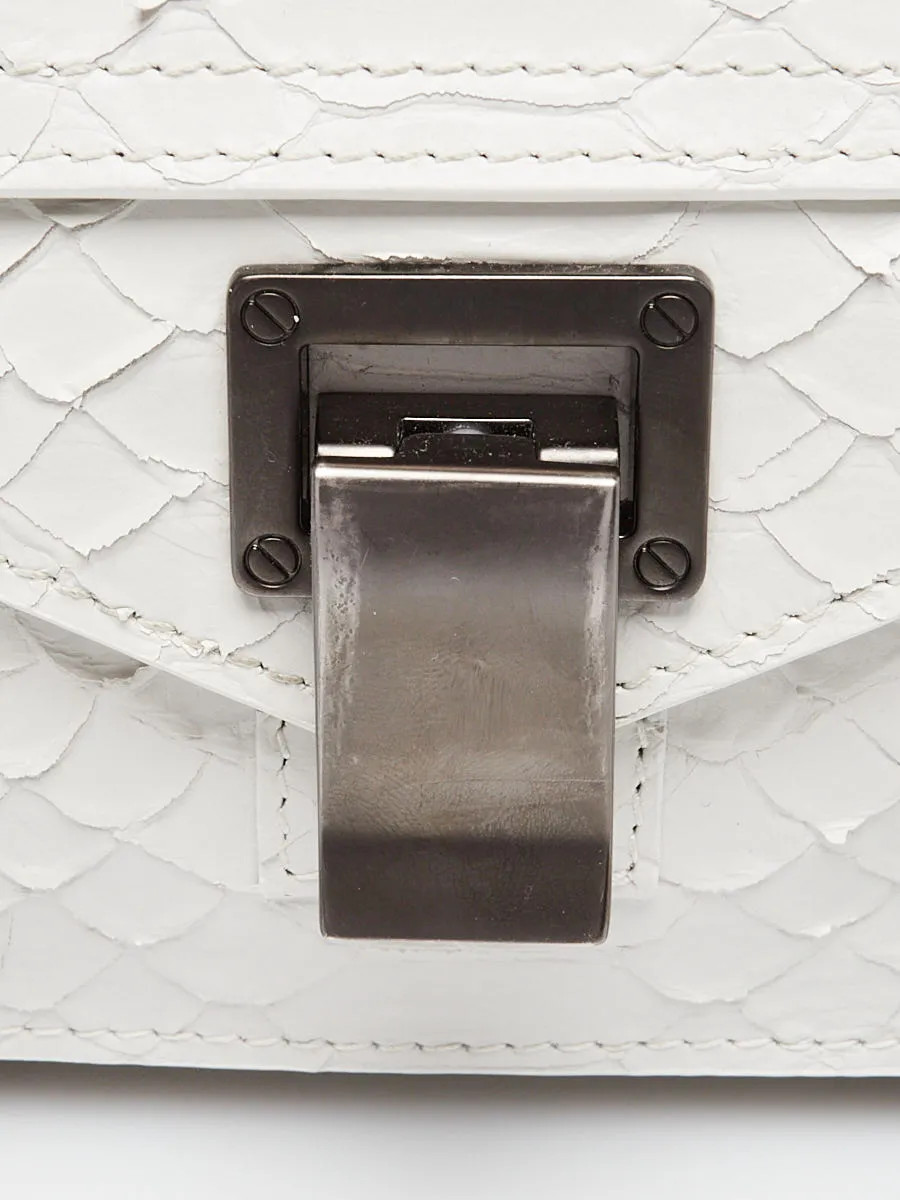 Proenza Schouler White Python Mini PS1 Crossbody … - image 6