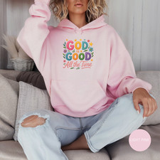 God Is Good Faith Based Christian Hoodie Jesus Vibes Apparel For Believers