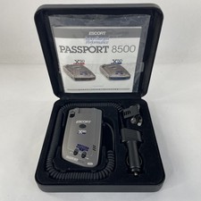 Escort Passport 8500 X50 Radar Detector With Case, Mount, And Manual TESTED