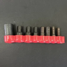 Matco Tools SCY8R 1/2” Drive 8 Piece SAE Interchangeable Hex Bit Driver Set USA