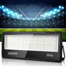 1000W LED Flood Light Cool White Outdoor Stadium Soccer Field Arena Spotlight US