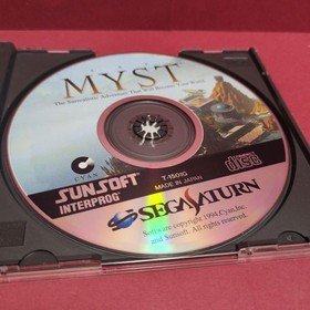 Sunsoft MYST Sega Saturn Adventure Game Japan Printed CD Used