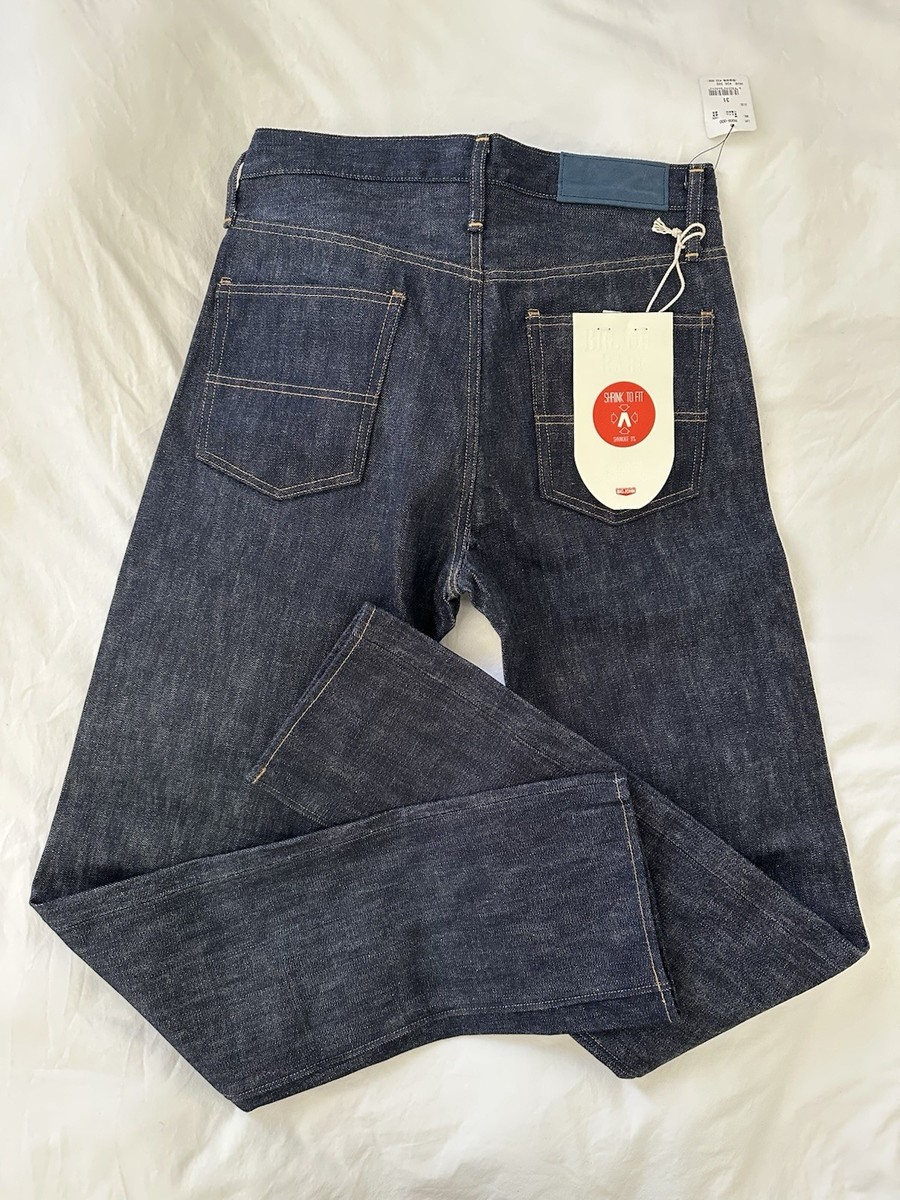 Big John R009 Rare Jeans Slim - Indigo One Wash - Size 31x33 | eBay
