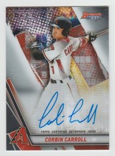 CORBIN CARROLL 2019 Bowman's Best BEST OF 2019 Autograph SP RC ON CARD AUTO