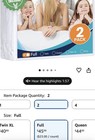 2 Pk Utopia Bedding Waterproof Zippered Mattress Encasement Full Size White — photo 4