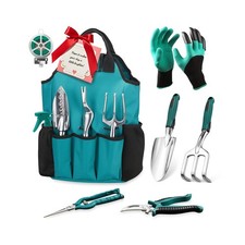 Garden Tool Set, Gardening Gifts for Women, Men, Mom, Dad, 11-P... FAST USA SHIP