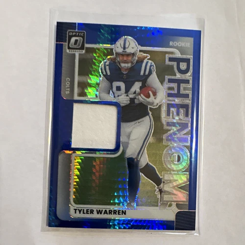 2025 Donruss Optic Tyler Warren Blue Hyper (RAW)