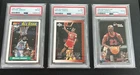 Michael Jordan 90s 3 Card PSA 8,6,4 Graded Lot 🔥 1992 Topps 1996 Worldcom 99 UD