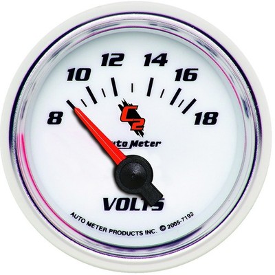 AUTOMETER Voltmeter Messgerät 2 1/16'', 18V, elektrisch, C2