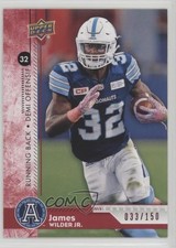 2018 Upper Deck CFL Red 33/150 James Wilder Jr #47 r6v