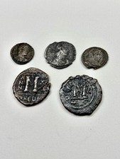 Very Nice Quality Genuine Ancient Roman, Byzantinian Coins - Lot Of 5