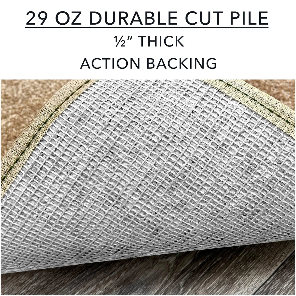 Koeckritz Modern Soft 8' x 10' Area Rug – Durable Carpet for Bedroom Home Décor - Image 3 of 4