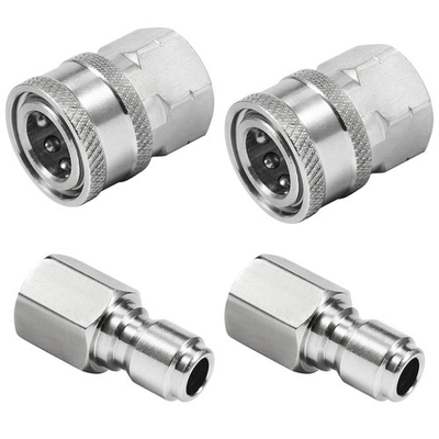 #ad Pressure Washer Quick Connect Fittings 3 8 Inch Adapter Set Stainless 4 PCS $29.14