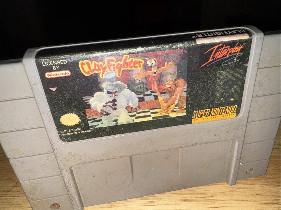 ClayFighter (SNES, 1994) Juego probado y funcionando solo envío gratuito Foto 2 de 4