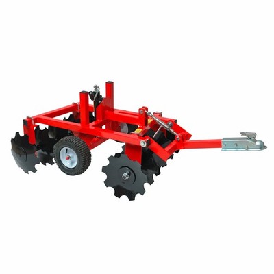 Traktor Scheibenegge Telleregge Egge 90cm mit Fahrwerk + PKW Anhängerkupplung