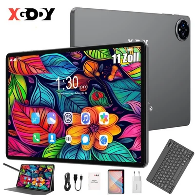 XGODY Tablet 2025 nueva 24GB RAM 256GB ROM 11 pulgadas Android15 SIM2 LTE 5G WiFi