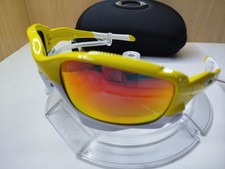 Occhiali da sole originali Oakley jawbone giallo/bianco + 2 paia di lenti