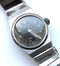 Vintage WWII ERA TRESOR ALPINA MILITARY Watch cal. 586 1930's SERVICED WORKS