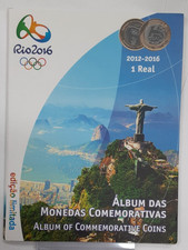 2012-16 Brazil 1 Real Rio Olympics BU Coin Set Sealed in Original Album