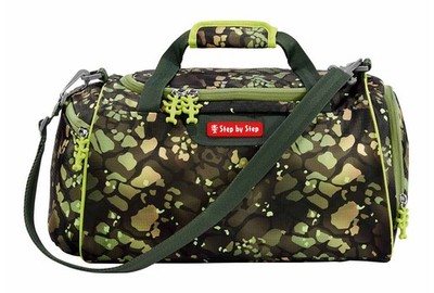 Step by Step Sports Bag Sporttasche Tasche Dino Torex olivgrün khaki Neu