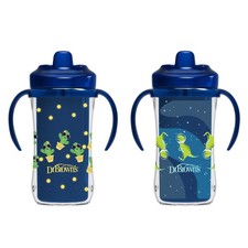 Dr Brown's Milestones 10 oz Insulated Hard Spout Sippy Cup Pack of 2 Blue