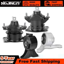4x Auto Trans Engine Motor & Transmission Mount for Acura MDX 2007-2009 V6 3.7L
