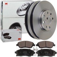 NK Bremsscheiben 260Mm + BelÄGe Vorne Passend FüR Opel Corsa C Tigra TT Meriva A