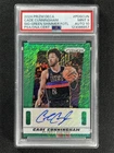 2024-25 Panini Prizm Deca Cade Cunningham Green Shimmer Auto /15 PSA 9/10 POP 1