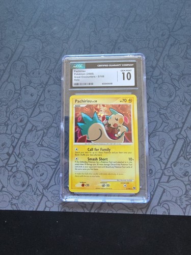 Pachirisu graded CGC 10 for sale on eBay