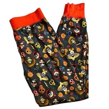 Disney Store Coco Kids Pajama Bottoms Black and Red Pixar Size 11/12 Miguel