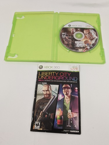 Xbox 360 Game Lot 0f 2 Grand Theft Auto Liberty City (With Manual) Saints Row - Picture 9 of 11