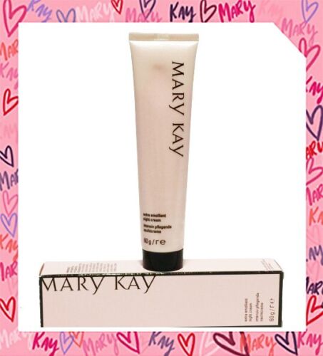 Mary Kay Extra Emollient Night Cream Moisturizer Non-Comedogenic 60g 2026exp - Foto 1 di 1