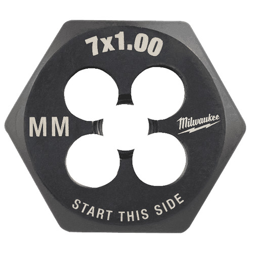 Milwaukee 49-57-5341 M7-1 mm Metric 1" Hex Threading Die