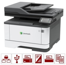 Lexmark MX431adn Stampante Monolaser Multifunzione Scanner Fotocopiatrice FAX DUPLEX