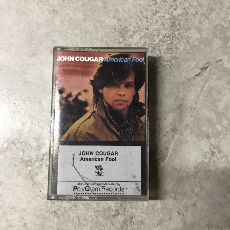 John Cougar Mellencamp - Cassette Tape - American Fool  - Hurts So Good