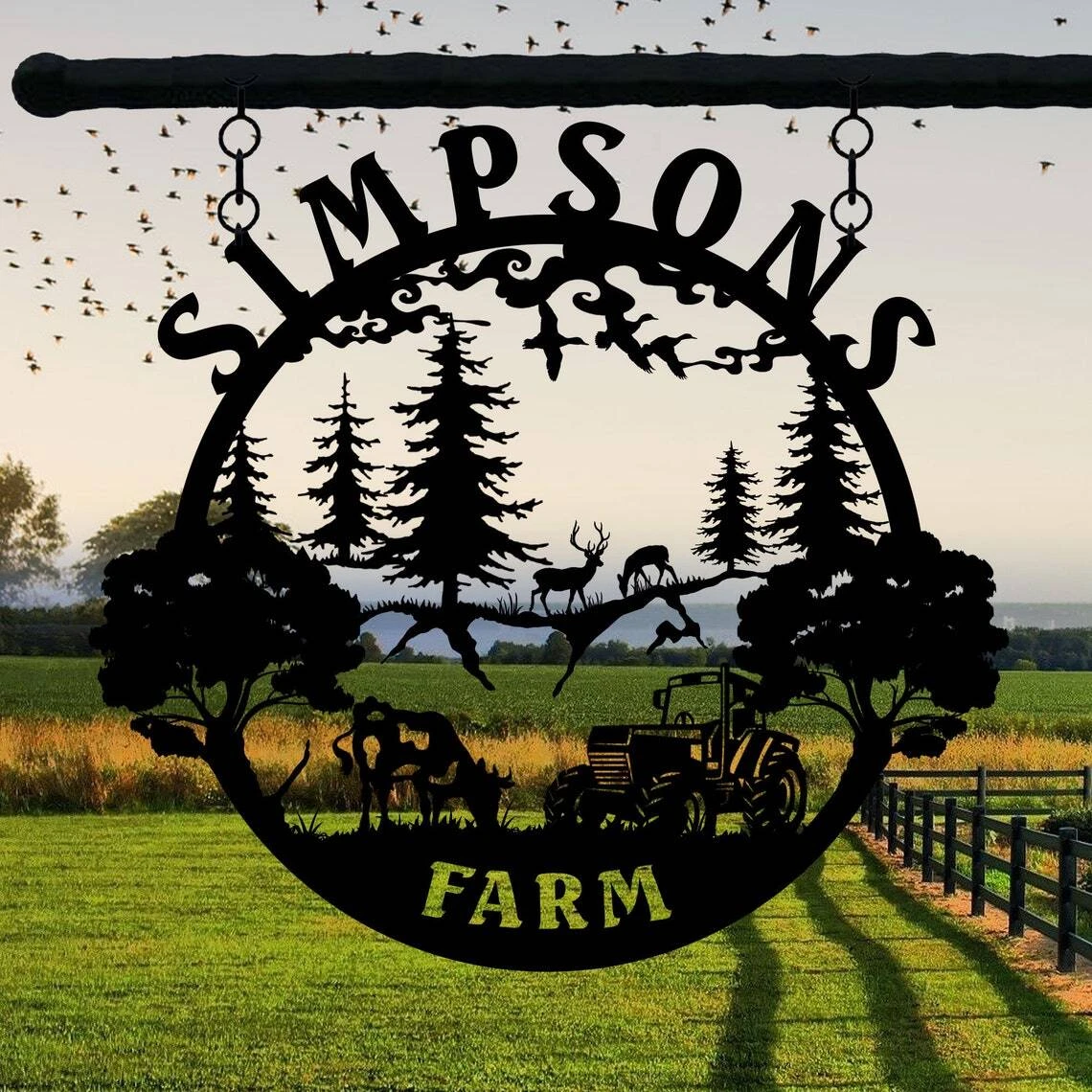 Farm signs custom deals