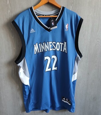 Adidas Minnesota Timberwolves Andrew Wiggins 22 NBA Authentics Jersey NWT 
