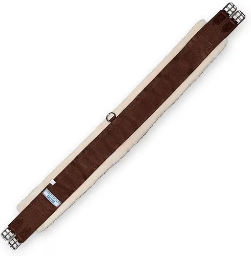 Stübben Removable Fleece Horse Long Girth, Brown, 48-in