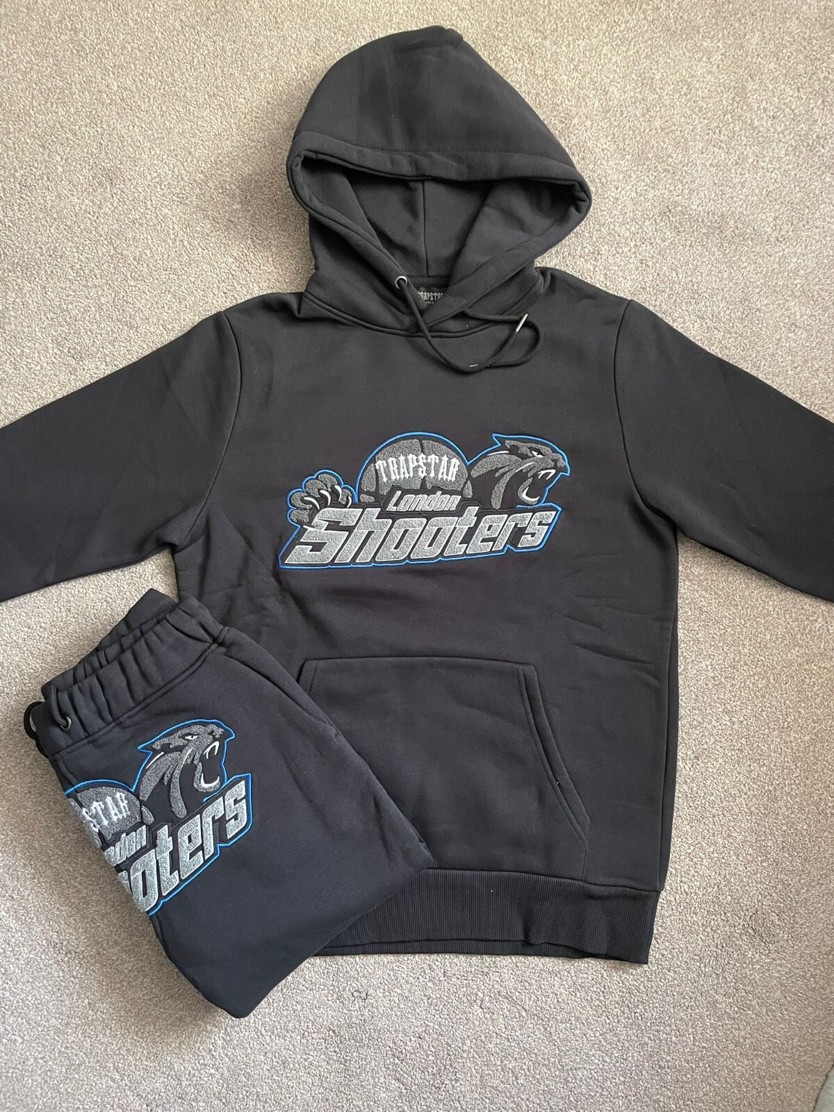 Trapstar Black u0026amp; blue shooters tracksuit | brand new | size Large | eBay