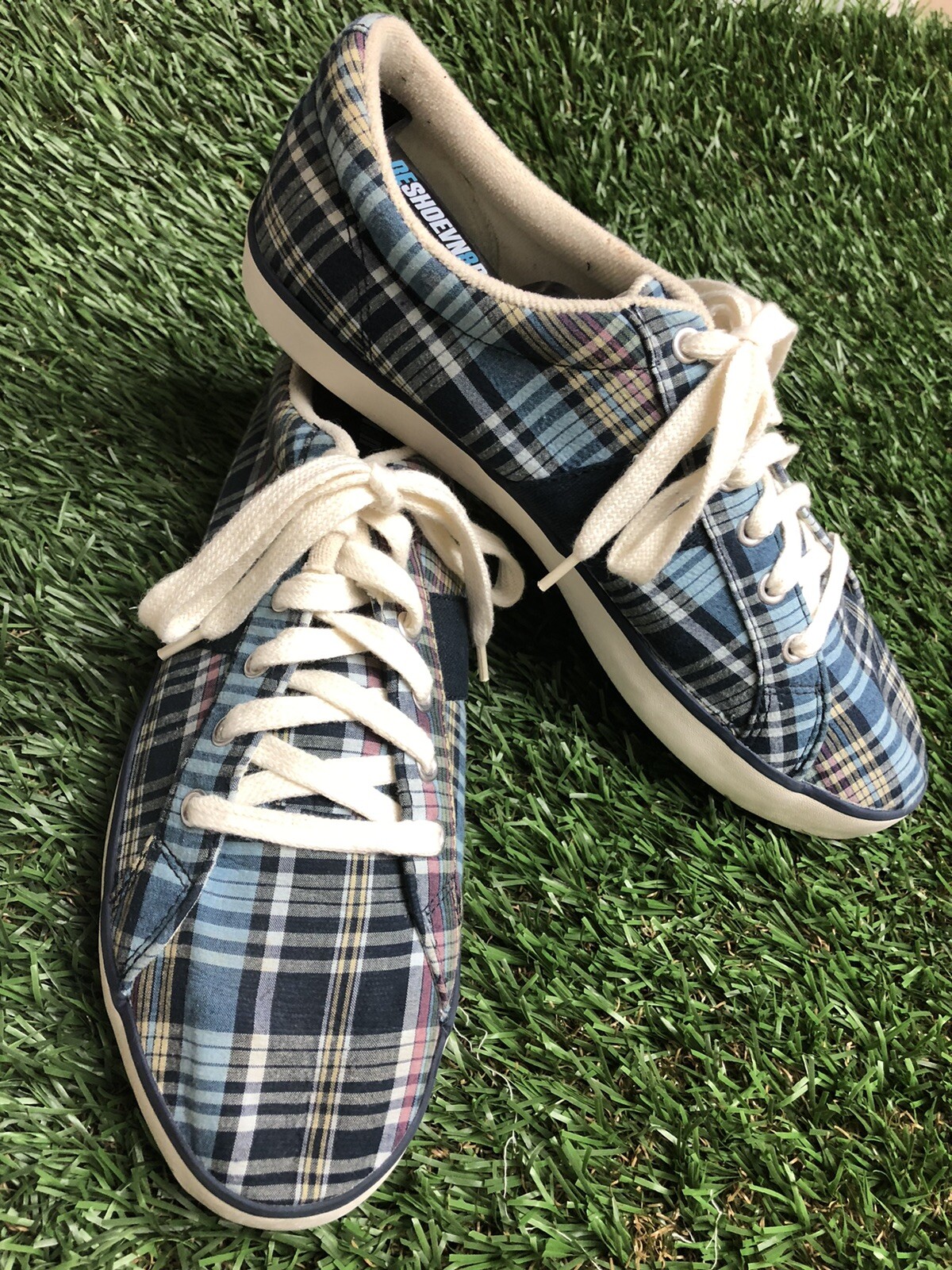 Sneaker stringate Ralph Lauren polo uomo Giles Skyline Madras con logo pony taglia 11