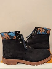 TIMBERLAND MEN'S CLASSIC 6'' INCH WATERPROOF BOOT BLACK NUBUCK A68RK ALL SIZES