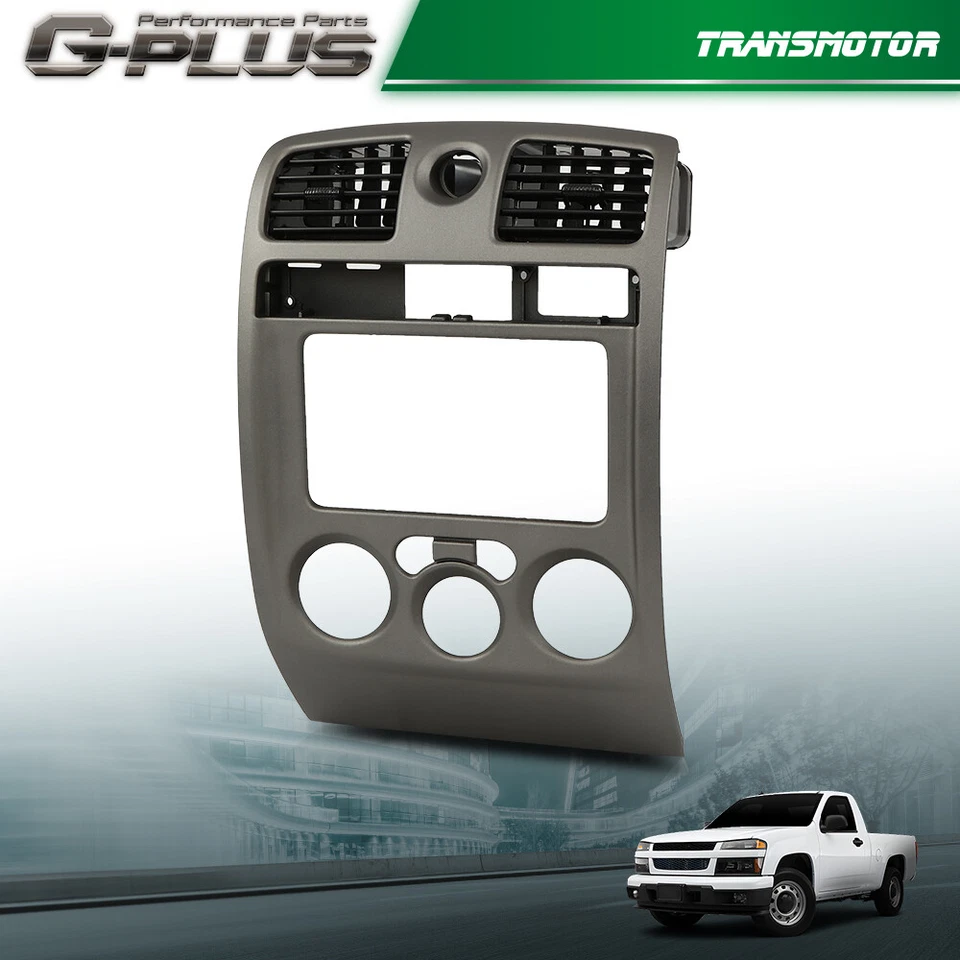 Bisel de ventilación de radio para tablero central gris apto para Chevy Colorado GMC Canyon 2004-2012 Foto 2 de 4