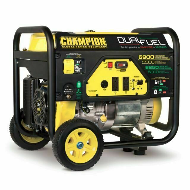Champion 100155 9000W Dual Fuel Generator for sale online | eBay