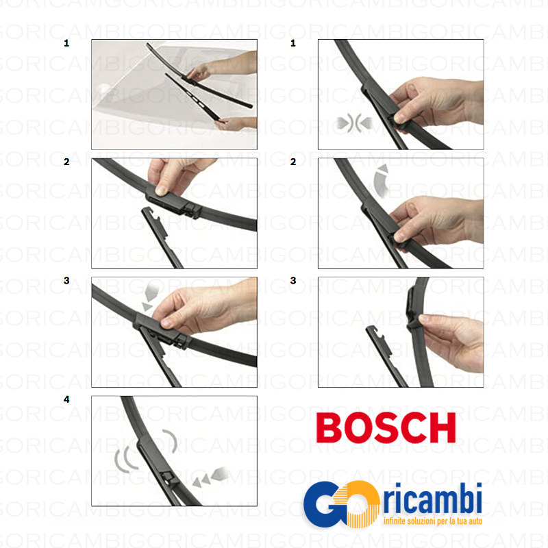 HQ Automotive Tergicristalli Anteriori Per Audi A6 C8 (2018-2024) – Set 600+500 Mm – ADB02-424 - 3