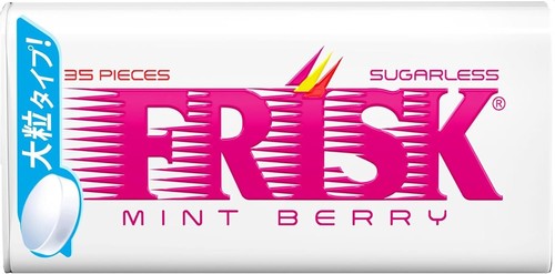 Frisk Mint Berry Big tablet 24.5g from Japan Kracie foods - 第 1/2 張圖片