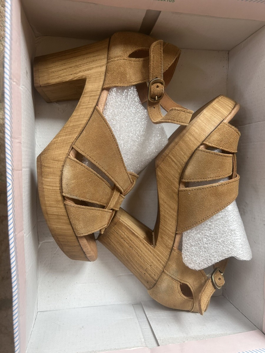 Eric Michael Savy Women's Sandal - Leather Adjustable Ankle Strap (Runs Small, Size Up!)