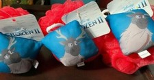 Disney Frozen II Kids Pouf Puff Mesh Sven Bath Sponges Lot Of 3.